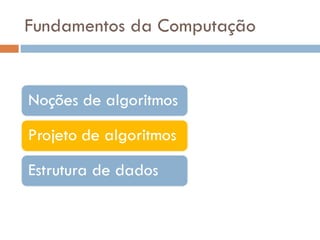 Fundamentos da Computação 