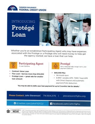 Protege loan 