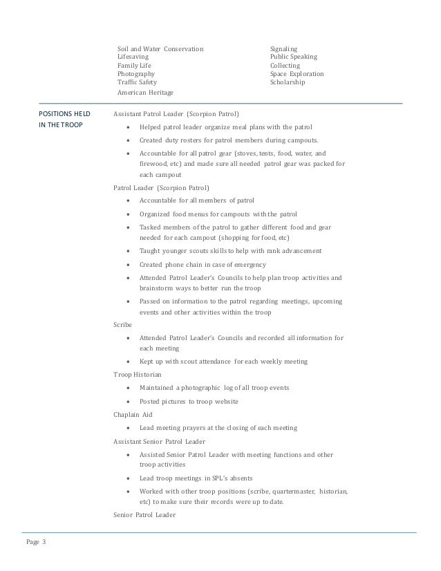 How To List The Eagle Scout Award On Resume How To List The Eagle Scout Award On Resume
