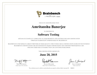 Amritanshu Banerjee
Software Testing
June 28, 2015
12685613
 
