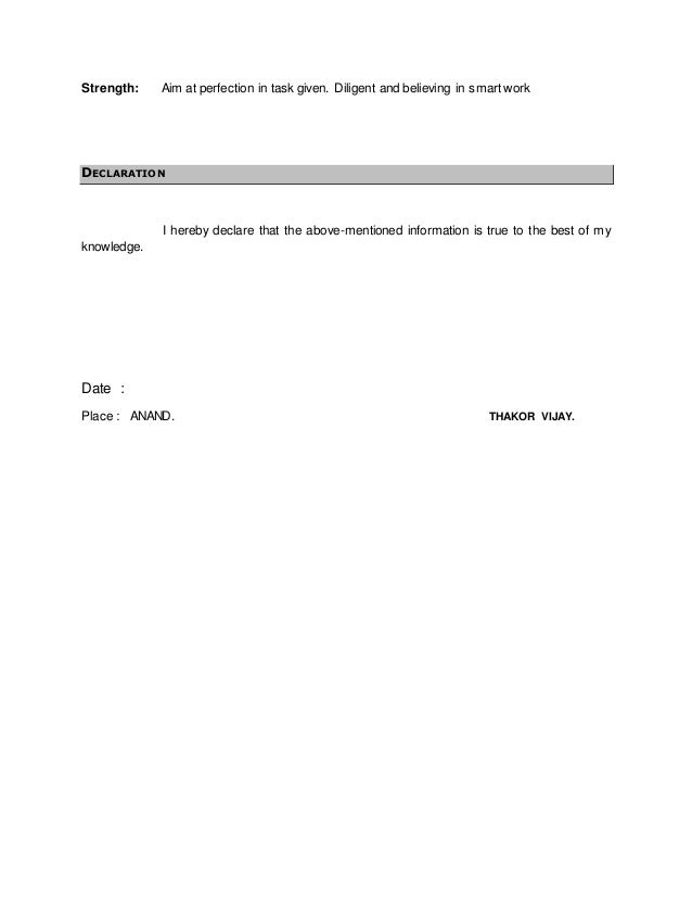 strength in resume
