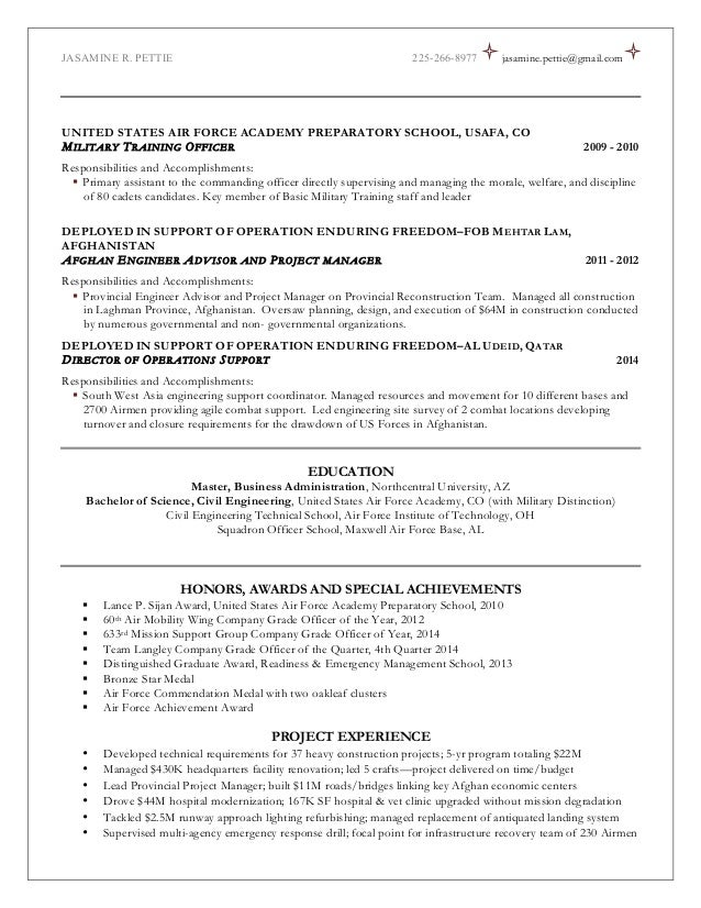emergency manager resumes