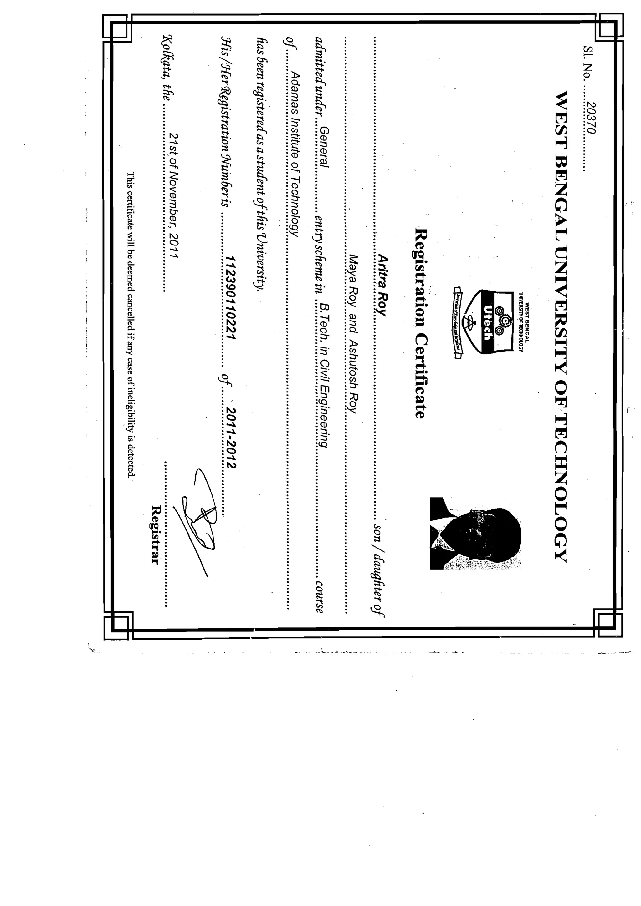 B. Tech Certificates | PDF