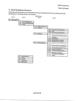 Team Project Plan - Sample