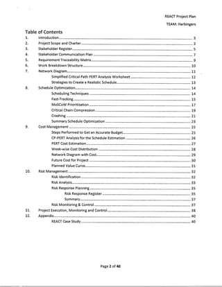 Team Project Plan - Sample