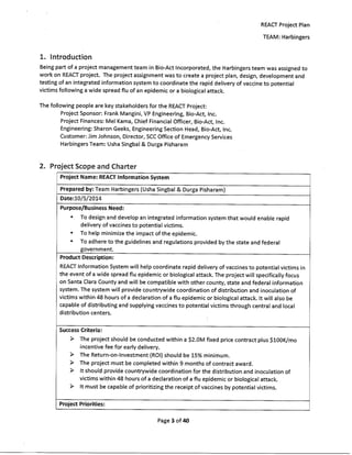 Team Project Plan - Sample