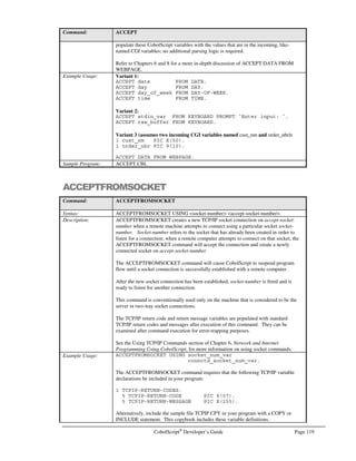 Page 98 CobolScript®
Developer’s Guide
 