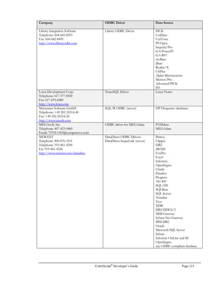 Page 186 CobolScript®
Developer’s Guide
 