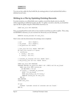 • Any level of nesting using parentheses is permitted.
• There is a finite length of expression permitted; generally speaking, keep your expressions
small enough to be easily understandable and you will avoid this limit. If you do encounter
the limit, divide your expression up into multiple assignment statements.
• There is a finite length of individual token (argument not separated by spaces) permitted.
Insert spaces between expression components if you encounter this limit.
• Spaces are not required between expression components if a symbol (non-word)
mathematical operator is separating the components; however, you should generally use
spaces when performing subtraction operations on variables with dashes or underscores in
their names. To illustrate, the expression “VAR-1 minus six” can be written two different
ways, but the first method is preferred:
 