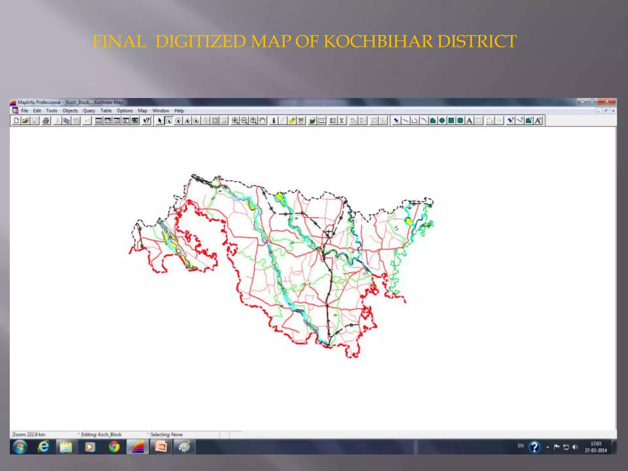 FINAL DIGITIZED MAP OF KOCHBIHAR DISTRICT
 