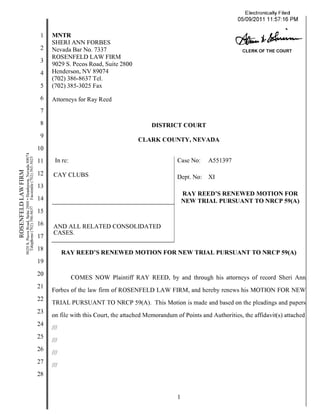 A551397-1754662_MNTR_Ray_Reed_s_Renewed_Motion_for_New_Trial_Pursuant_to_NRCP_59_a__[1]