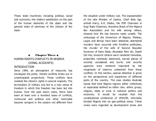 Book on human rights related conflict Book on human rights related conflict