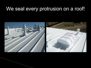We seal every protrusion on a roof!
 