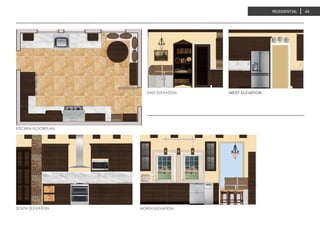 KITCHEN FLOORPLAN
EAST ELEVATION WEST ELEVATION
SOUTH ELEVATION NORTH ELEVATION
RESIDENTIAL 49
 