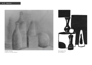 CONEY ISLAND
CHARCOAL ON GRAY BRISTOL
TEACHER’S PET
INK ON BRISTOL
CREATIVE56
 