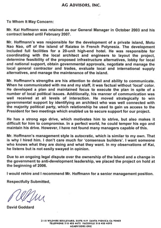 Reference Letter  2007