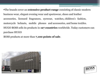 HUGO BOSS BRAND POWERPOINT | PPTX