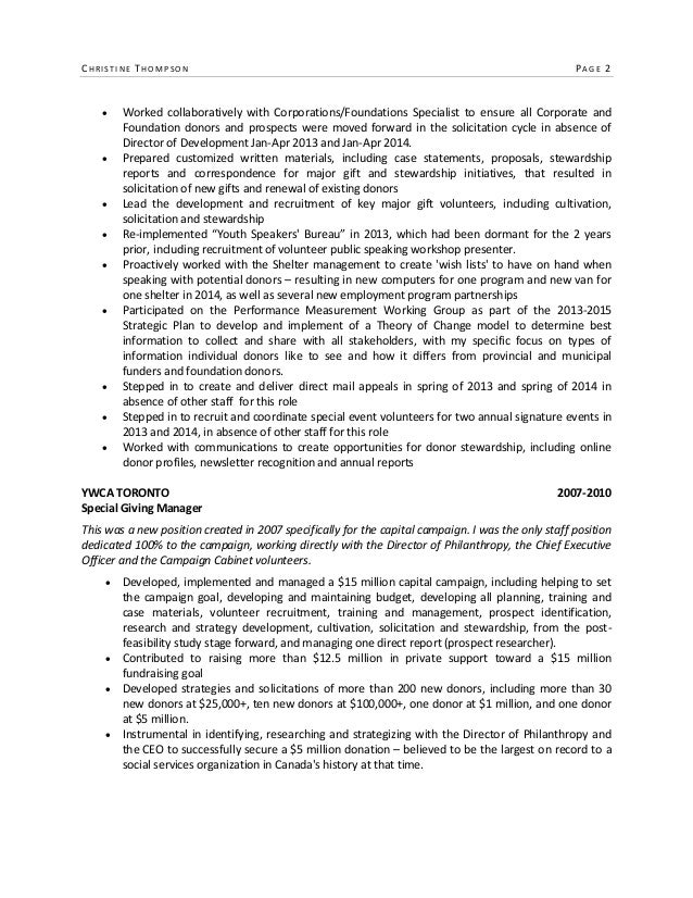 Director of Annual Giving Resume Examples | Best Resume Samples annual fund director resume