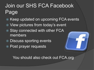 FCA Devotional #1 | PPTX