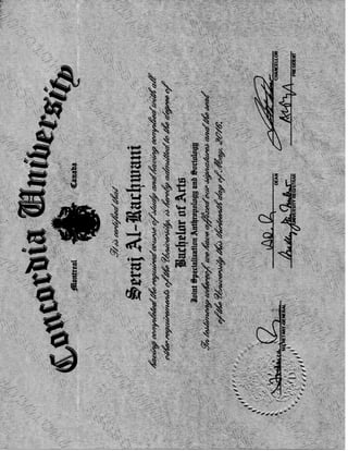 Concordia Certificate