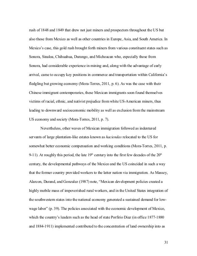 Essay About High School Rush Examples Of Thesis Statements For Argumentative Essays also Paper Vs Essay Ma Labor Studies Thesis Us Immigration Law The Evolution Of Ethni How To Write A Proposal For An Essay