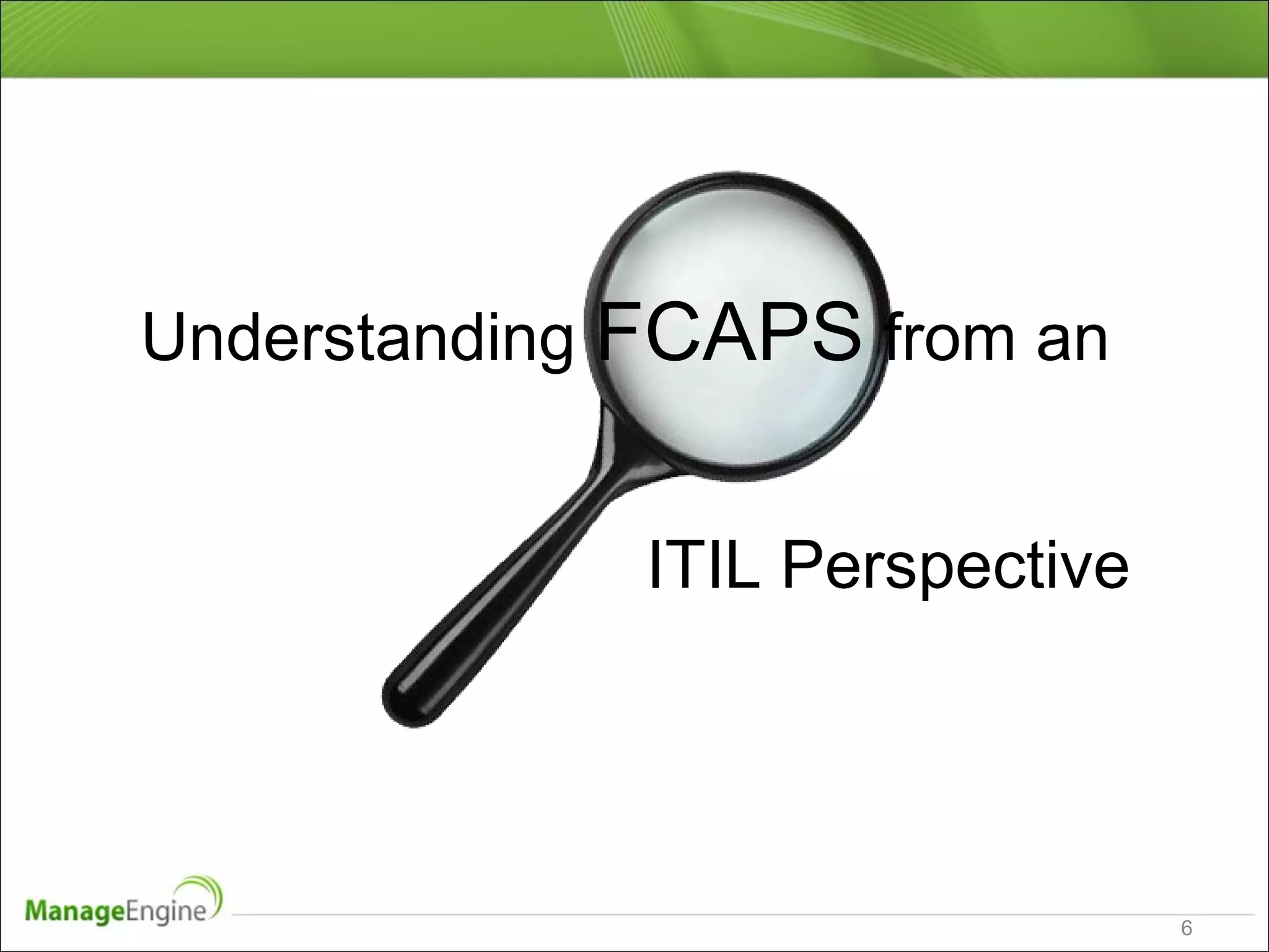 Understanding  FCAPS  from an  ITIL Perspective 