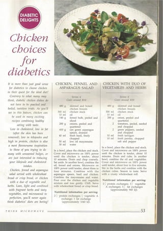 Article Chicken choices for diabetics