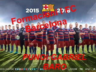 Formacioni I FC
Barcelona
PUNOI:GABRIEL
BARO
 