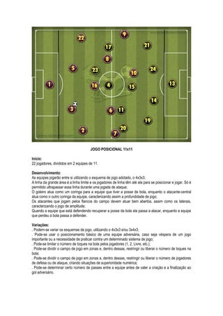 FC Barcelona - Exercícios para a Construção do Sistema de Jogo Slide 13