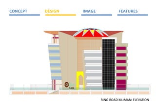 CONCEPT    DESIGN    IMAGE              FEATURES 




                              RING ROAD KILIMANI ELEVATION 
 