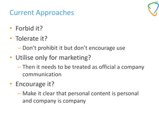 Social Media in the Workplace