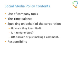 Social Media in the Workplace