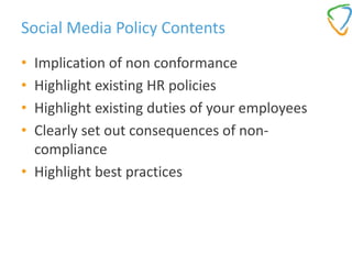 Social Media in the Workplace