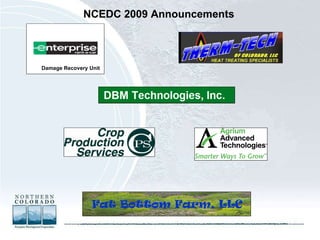 Damage Recovery Unit NCEDC 2009 Announcements 
