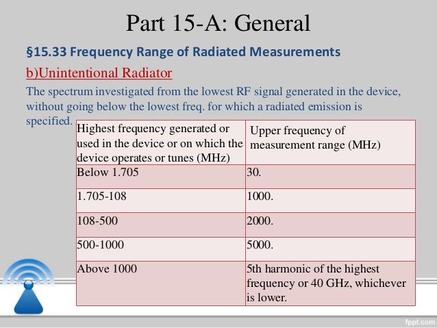 Fcc Regulatory Overview