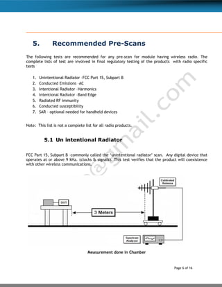 FCC CE IC regulatory testing of IOT products | PDF