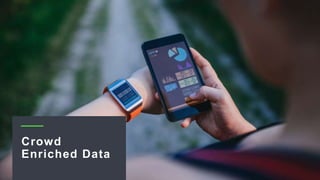 Crowd
Enriched Data
 