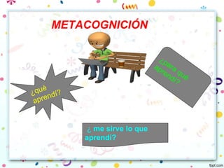 METACOGNICIÓN
 