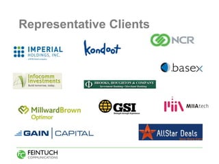 Representative Clients
 