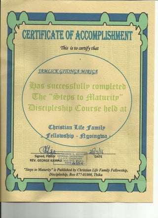 jamlick bible training certificate