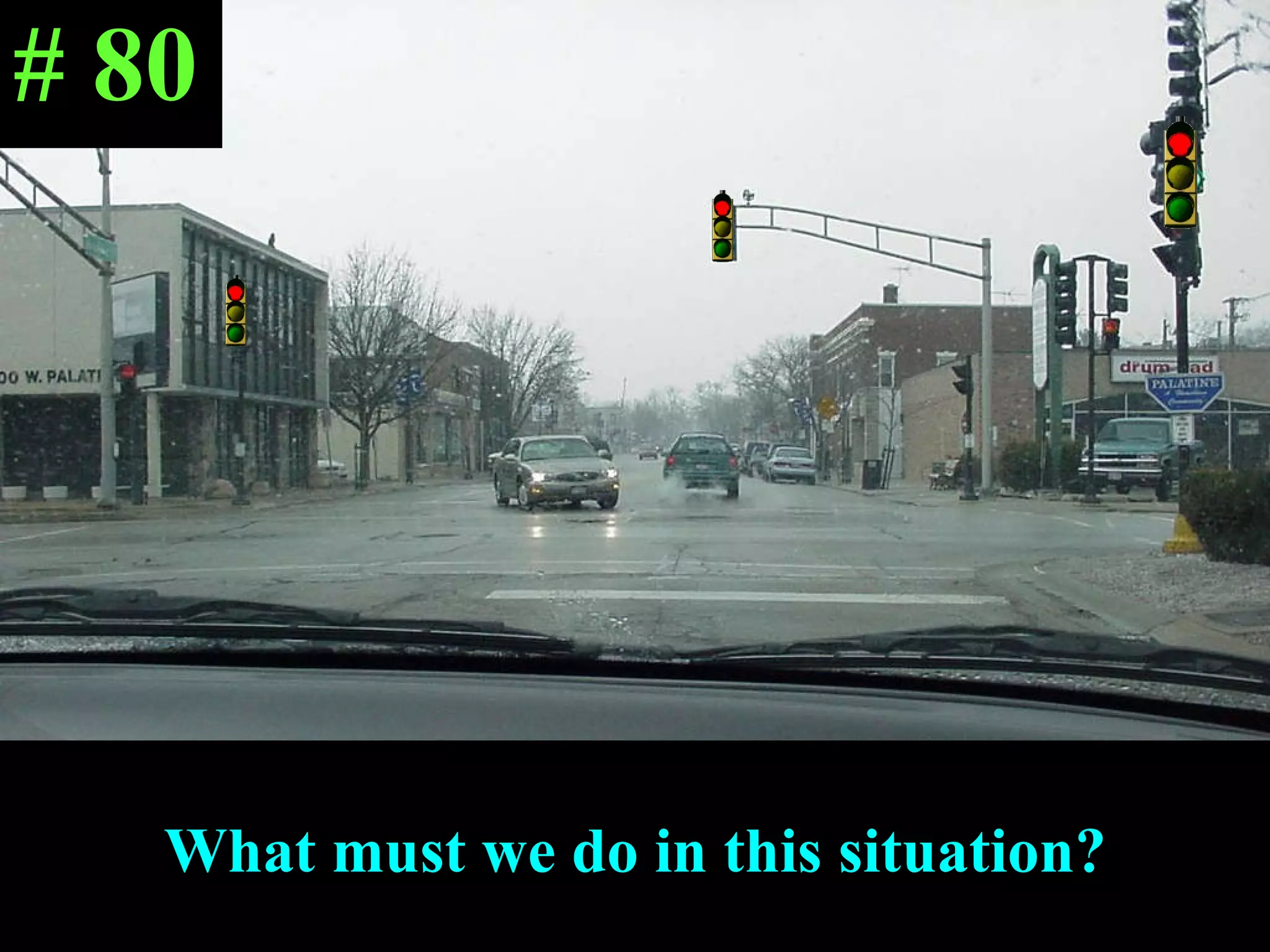 What must we do in this situation? # 80 