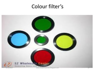 Colour filter’s
9/12/2014
18www.drjayeshpatidar.blogspot.com