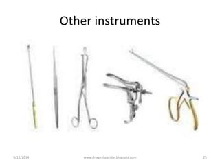 Other instruments
9/12/2014
25
www.drjayeshpatidar.blogspot.com