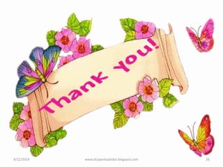 9/12/2014
26www.drjayeshpatidar.blogspot.com