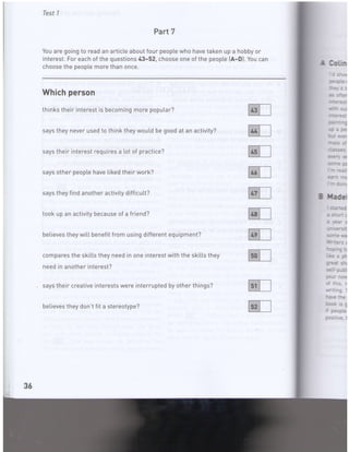 Fce 1 3 | PDF