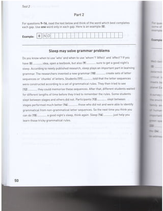 Fce 1 3 | PDF