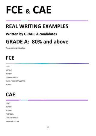 CAE - Formal Letter/email: Paper 2 Writing - Part 2, PDF, Communication