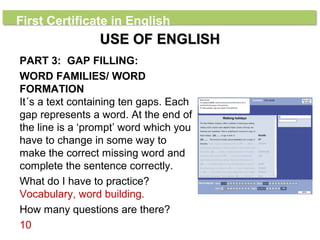 Fce Test Overview Fce Exam Overview | PPT