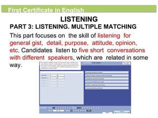 Fce Test Overview Fce Exam Overview | PPT