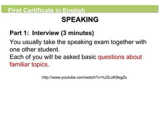 Fce Test Overview Fce Exam Overview | PPT